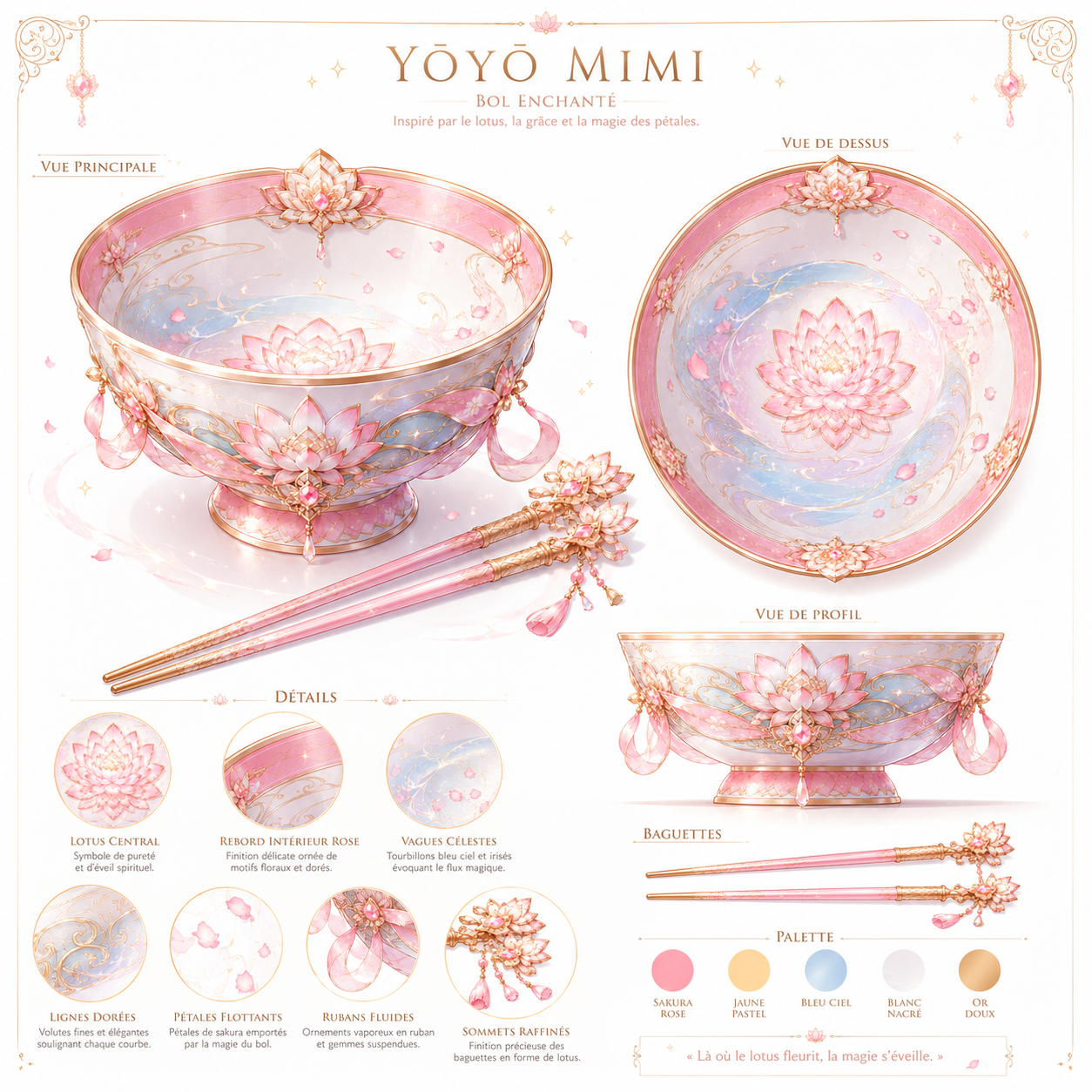 Fiche technique — Bol Enchanté Yōyō Mimi