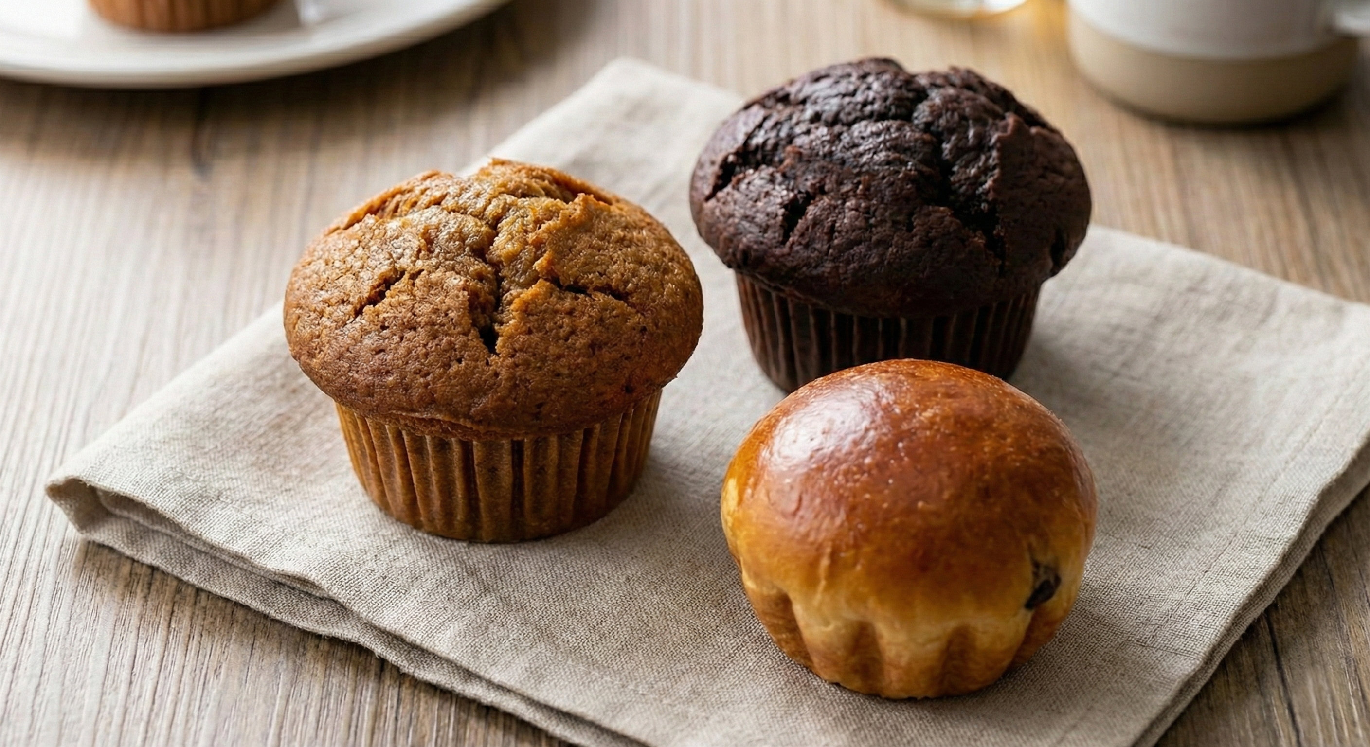 Trio de pâtisseries